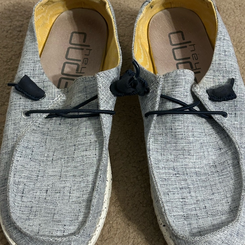 2 pair womens Hey Dudes-size 8